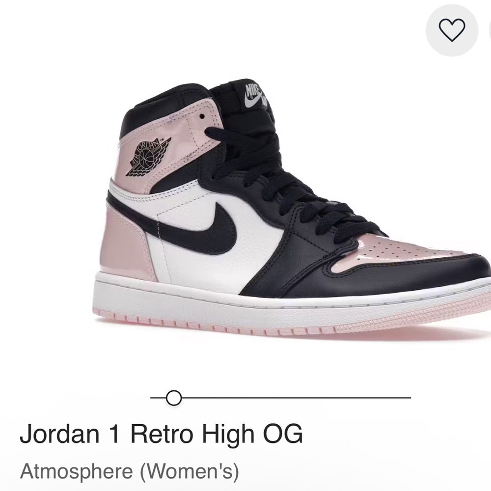 Limited Edition-Jordan 1 Retro High OG
Atmosphere (Women's)-Bubblegum Pink-NEW
